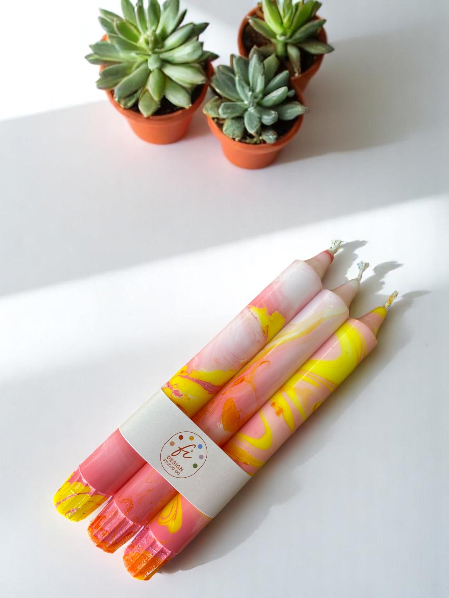 Marbled Light Collection | Candy Swirl Set | 2.3x20 cm