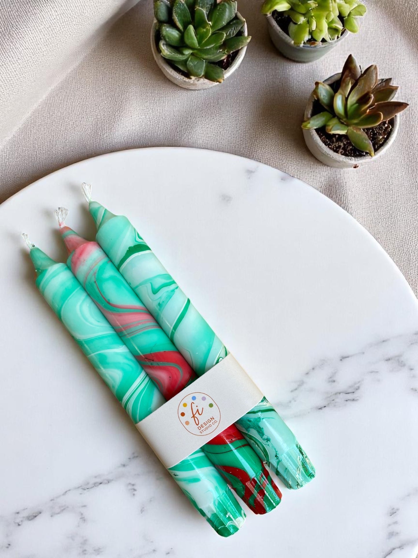 Marbled Light Collection | Grinch Set | 2.3x20 cm