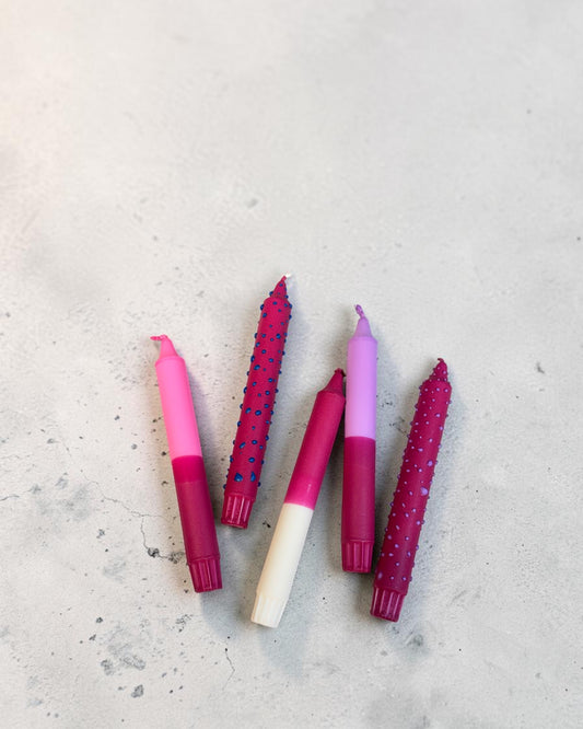 Joyful Glow Koleksiyonu | Magenta Tapper Candle