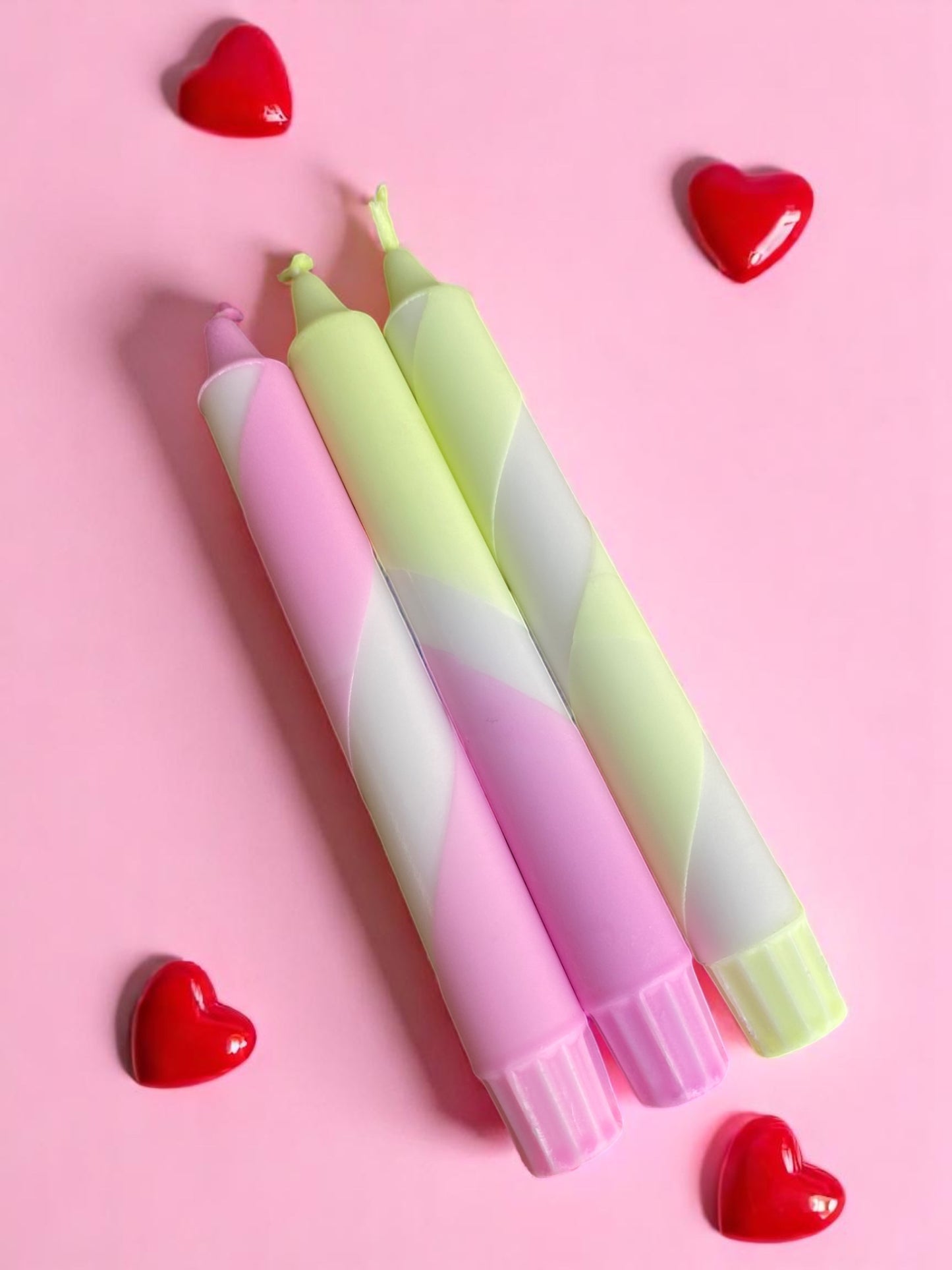 Joyful Glow Collection | Zig-Zag Candle Set | 2.3x20 cm