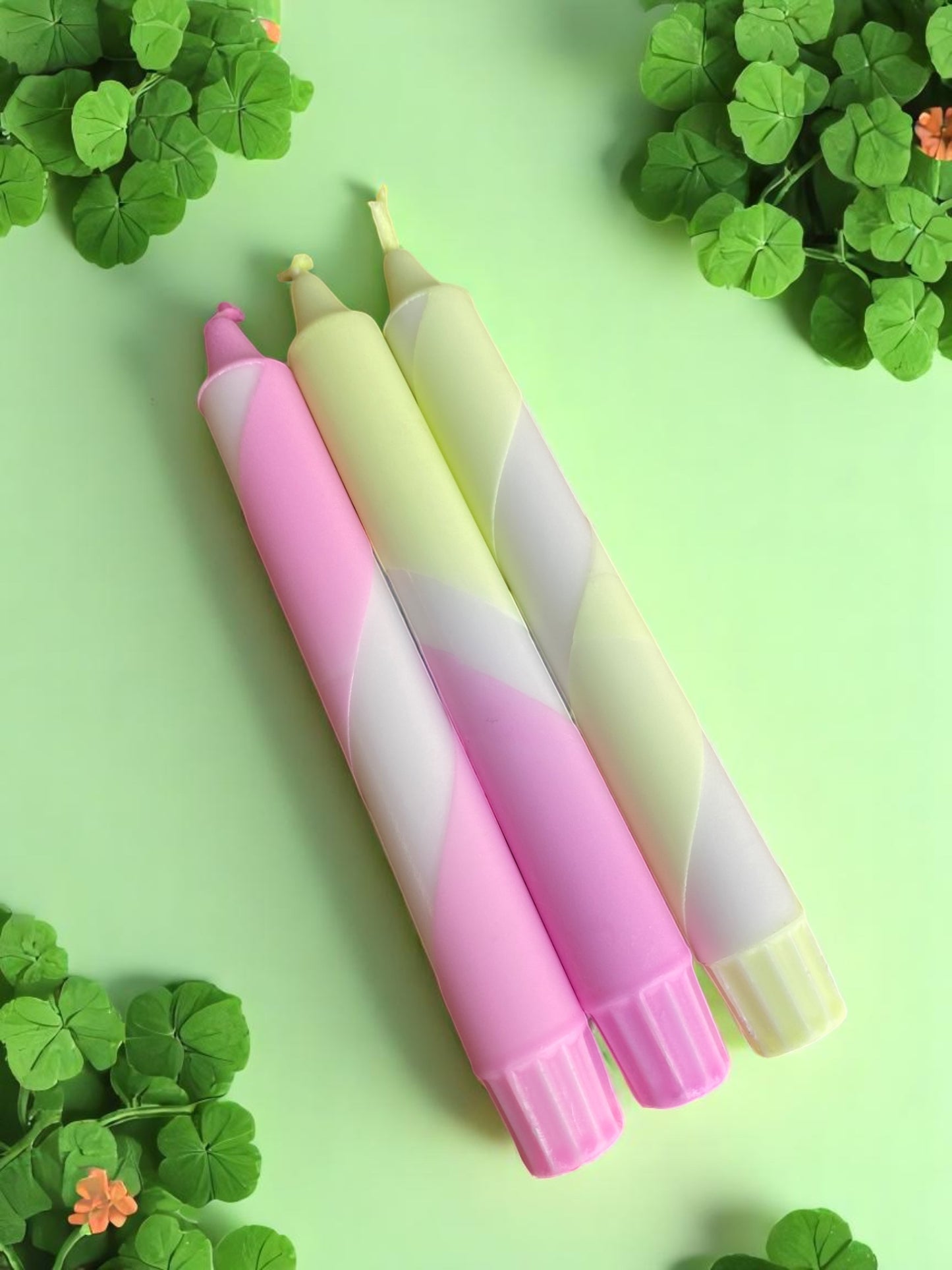 Joyful Glow Collection | Zig-Zag Candle Set | 2.3x20 cm