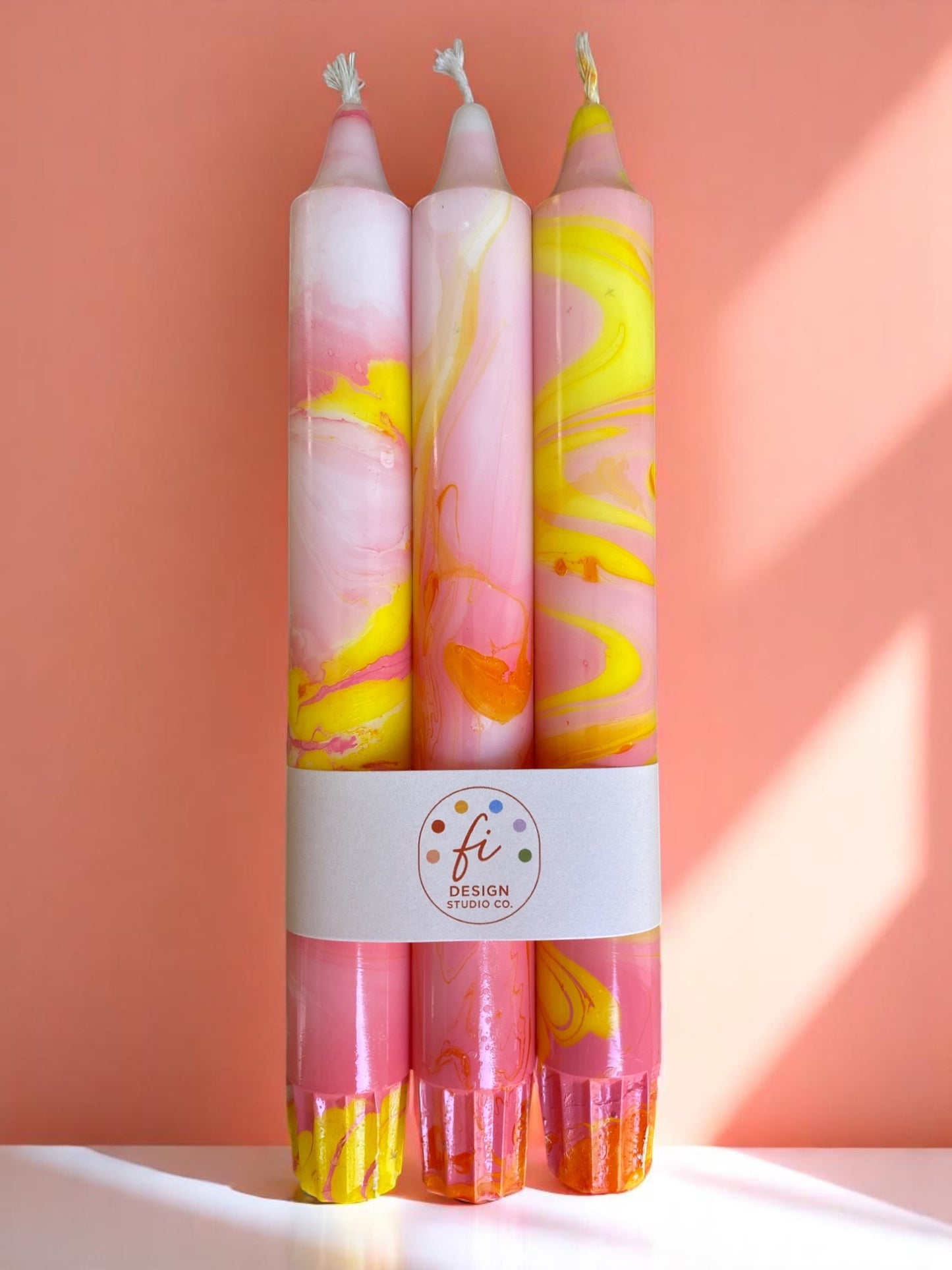 Marbled Light Collection | Candy Swirl Set | 2.3x20 cm