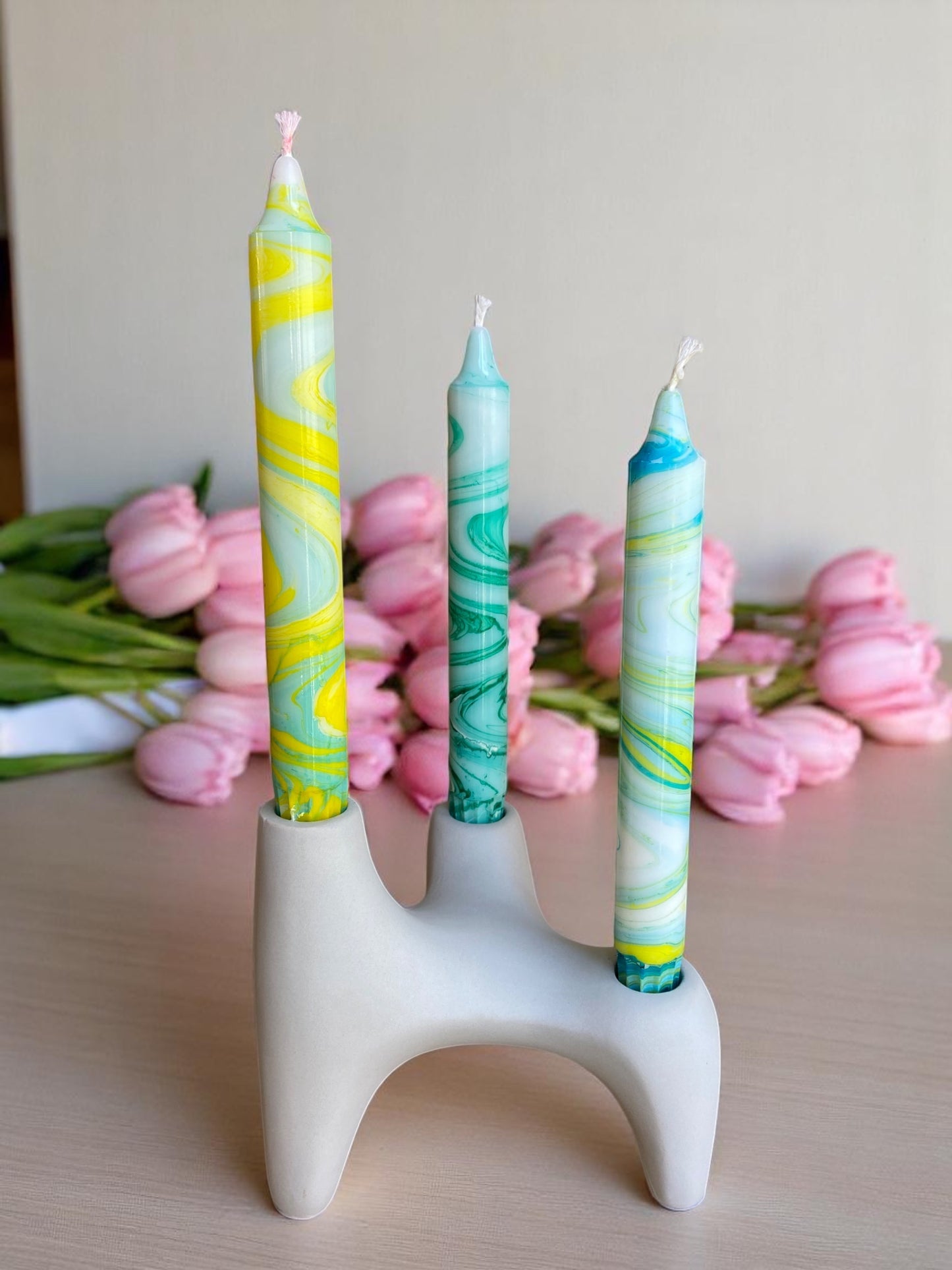 Marbled Light Collection | Lemon Pop Set | 2.3x20 cm