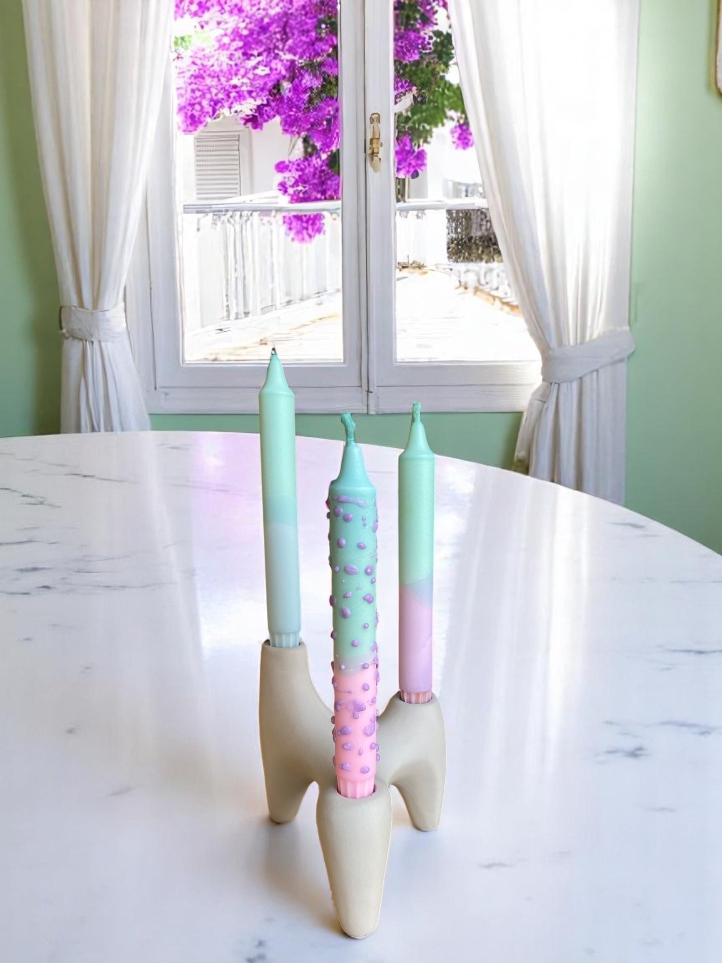 Joyful Glow Collection | Mellow Pop Candle Set | 2.3x20 cm