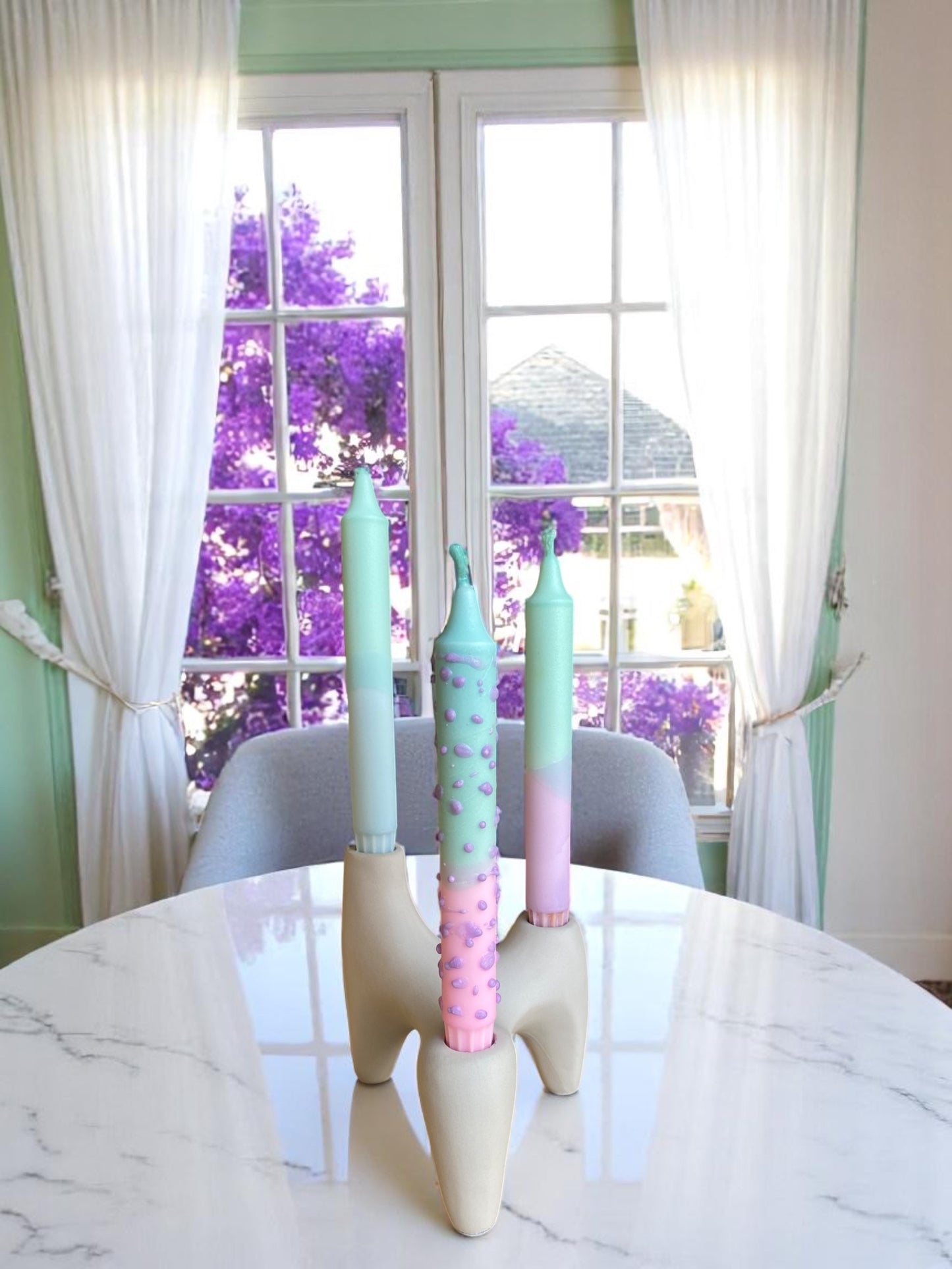 Joyful Glow Collection | Mellow Pop Candle Set | 2.3x20 cm