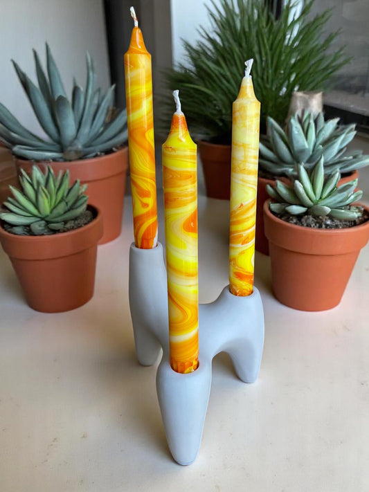 Marbled Light Koleksiyonu | Sunset Cream Seti | 2.3x20 cm