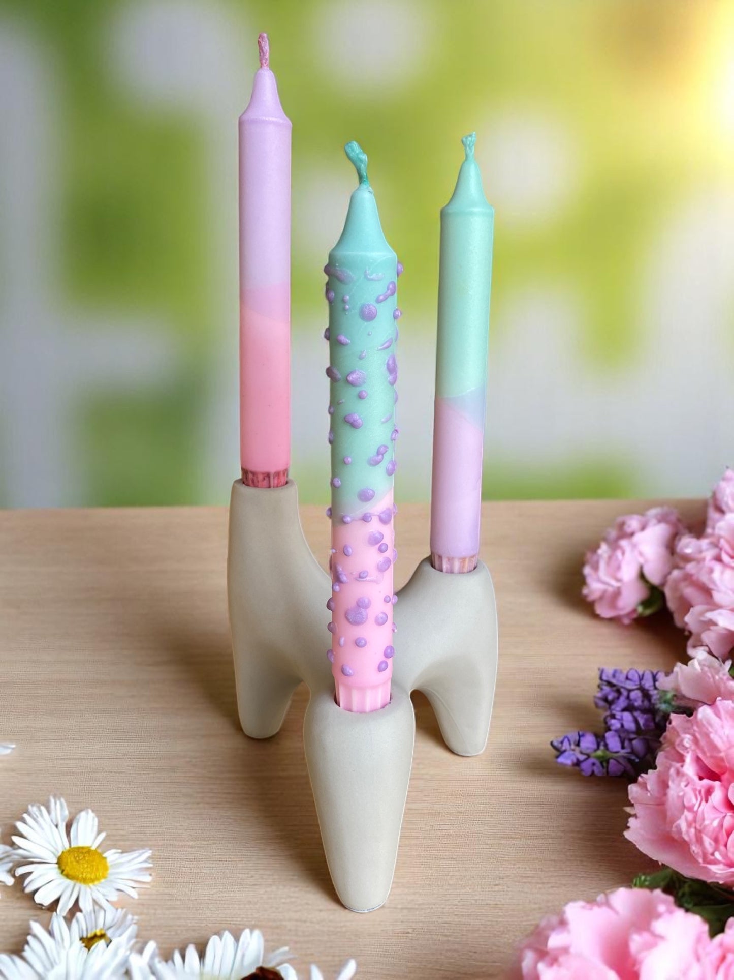 Joyful Glow Collection | Bubble Sorbet Candle Set | 2.3x20 cm