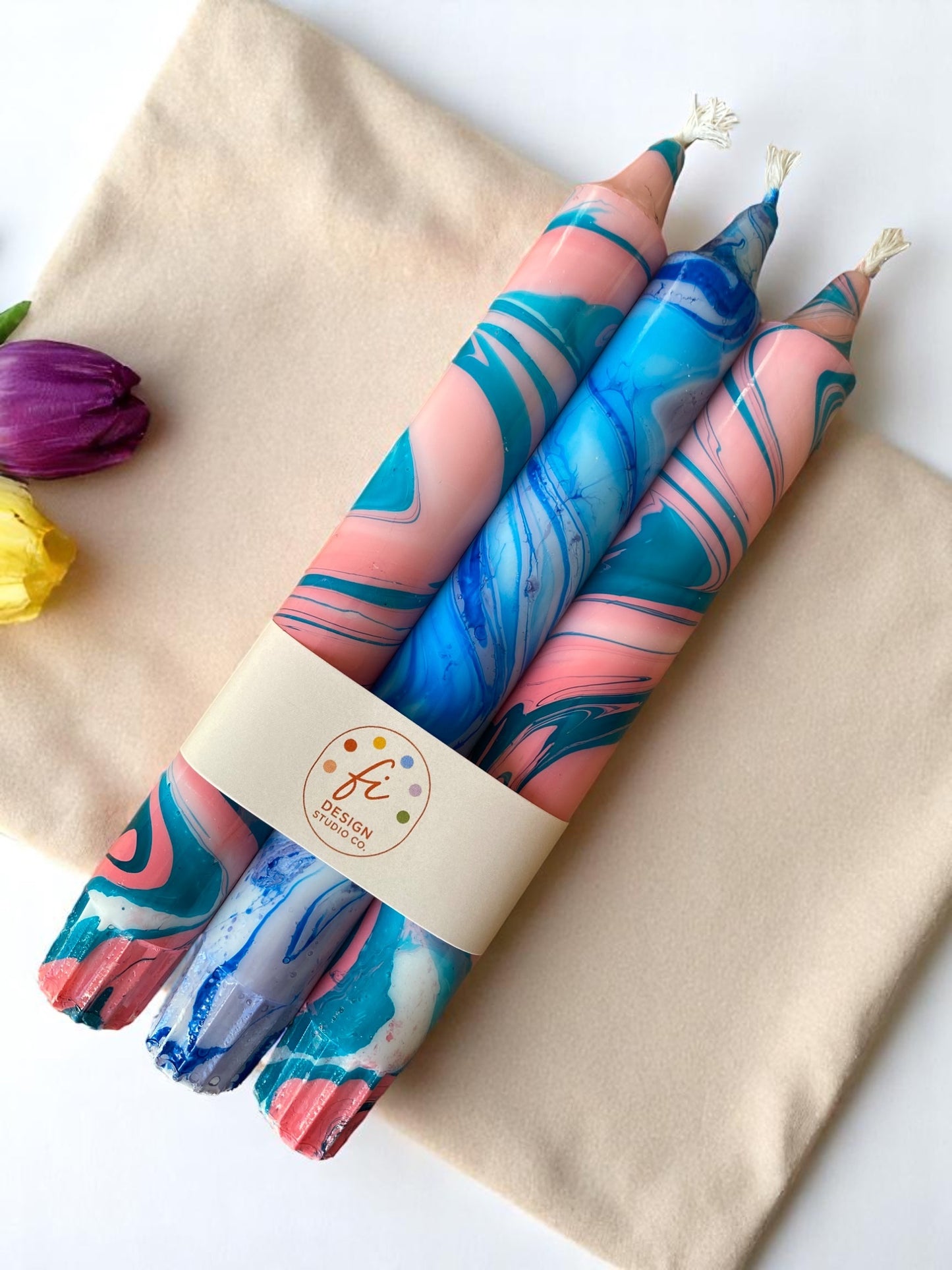 Marbled Light Collection | Blue Dream Set | 2.3x20 cm