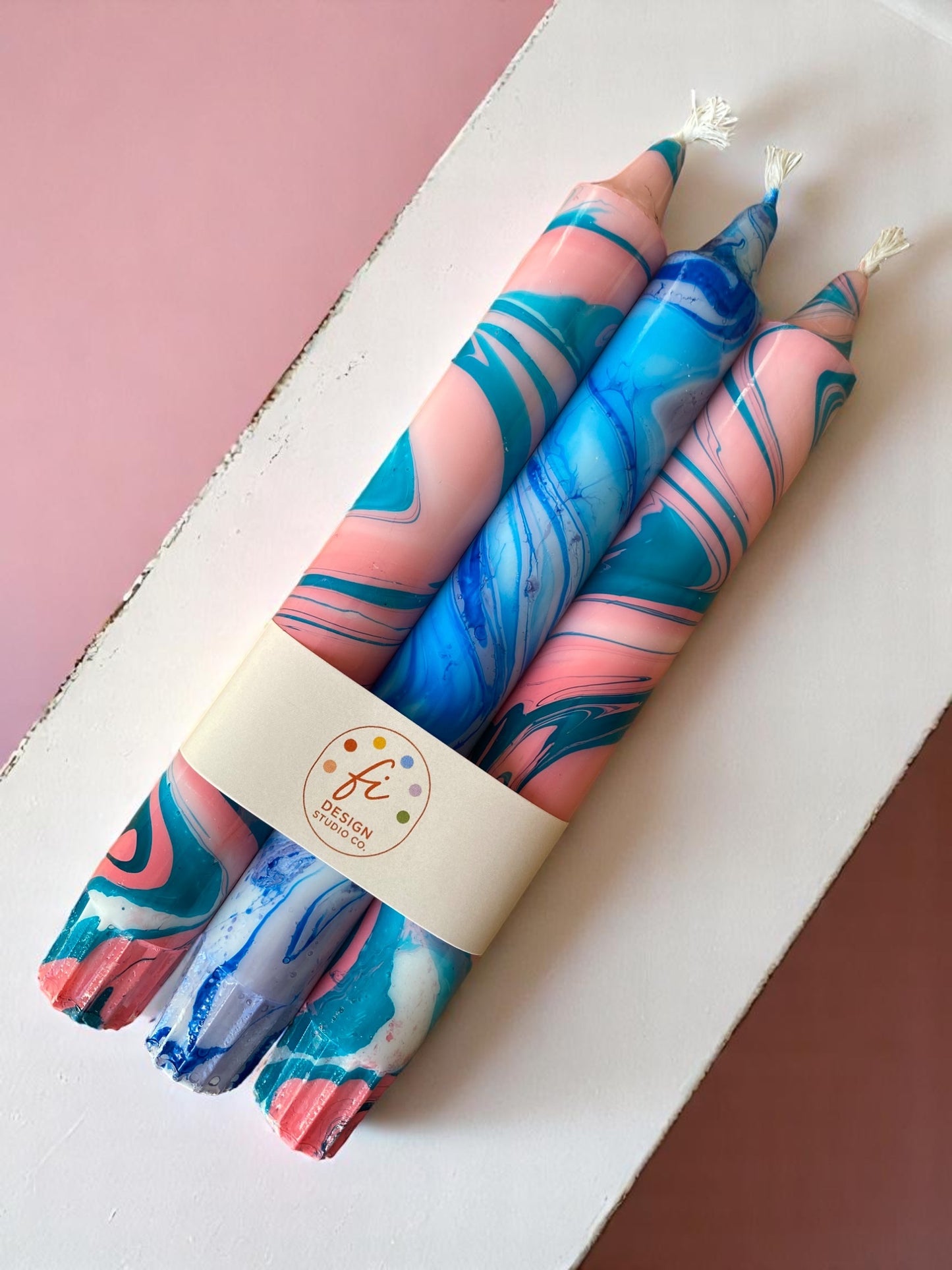Marbled Light Collection | Blue Dream Set | 2.3x20 cm