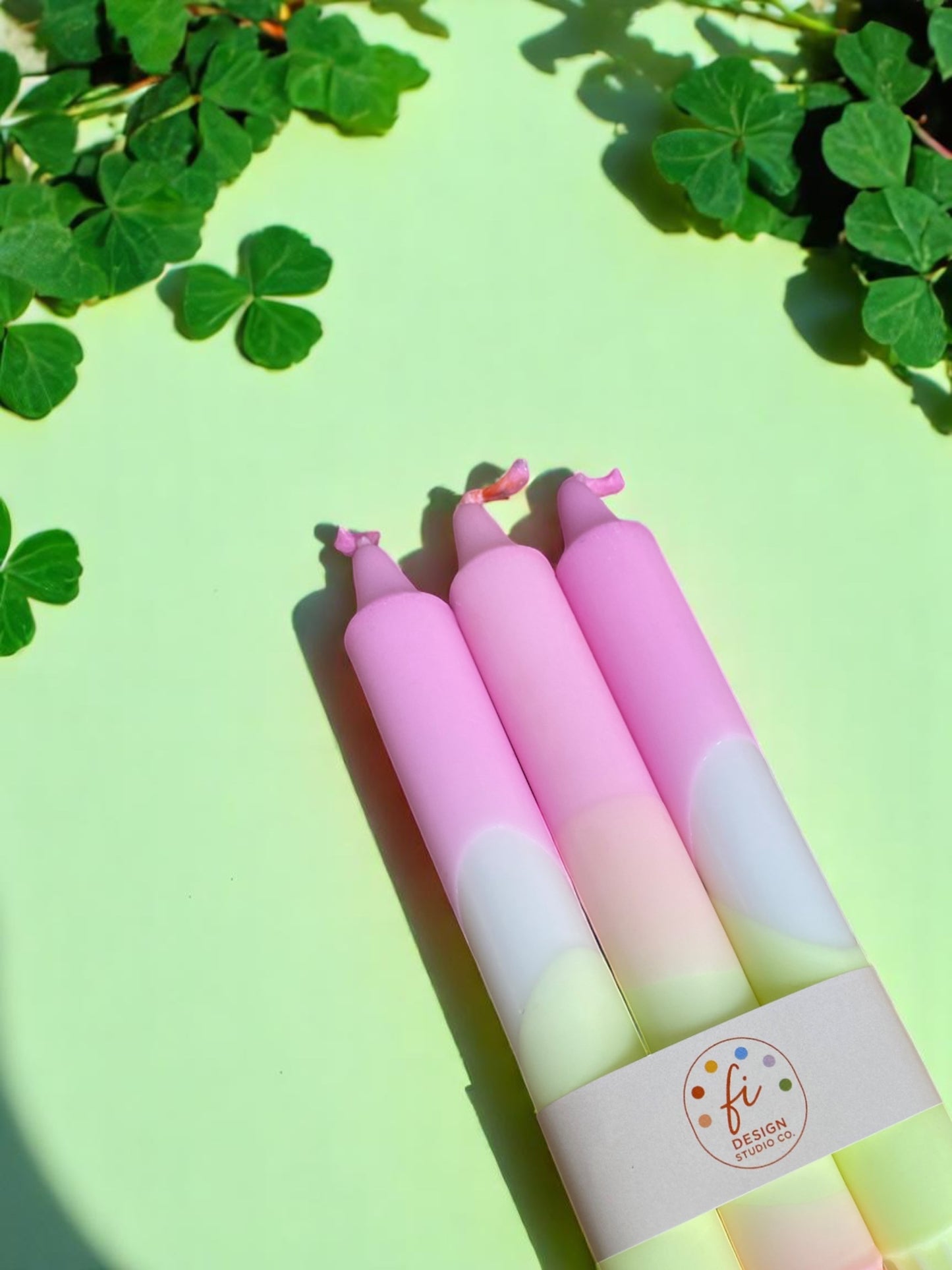 Joyful Glow Collection | Pastel Haze Candle Set | 2.3x20 cm