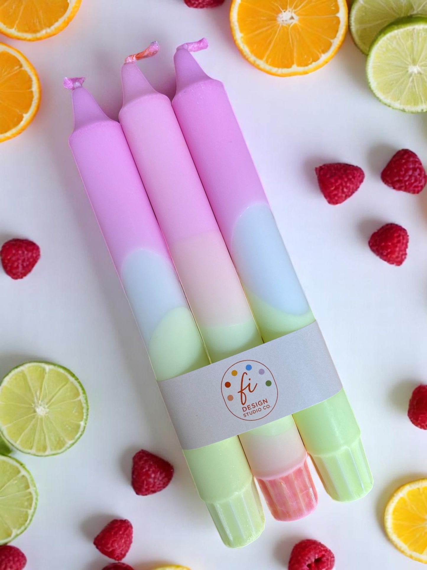 Joyful Glow Collection | Pastel Haze Candle Set | 2.3x20 cm