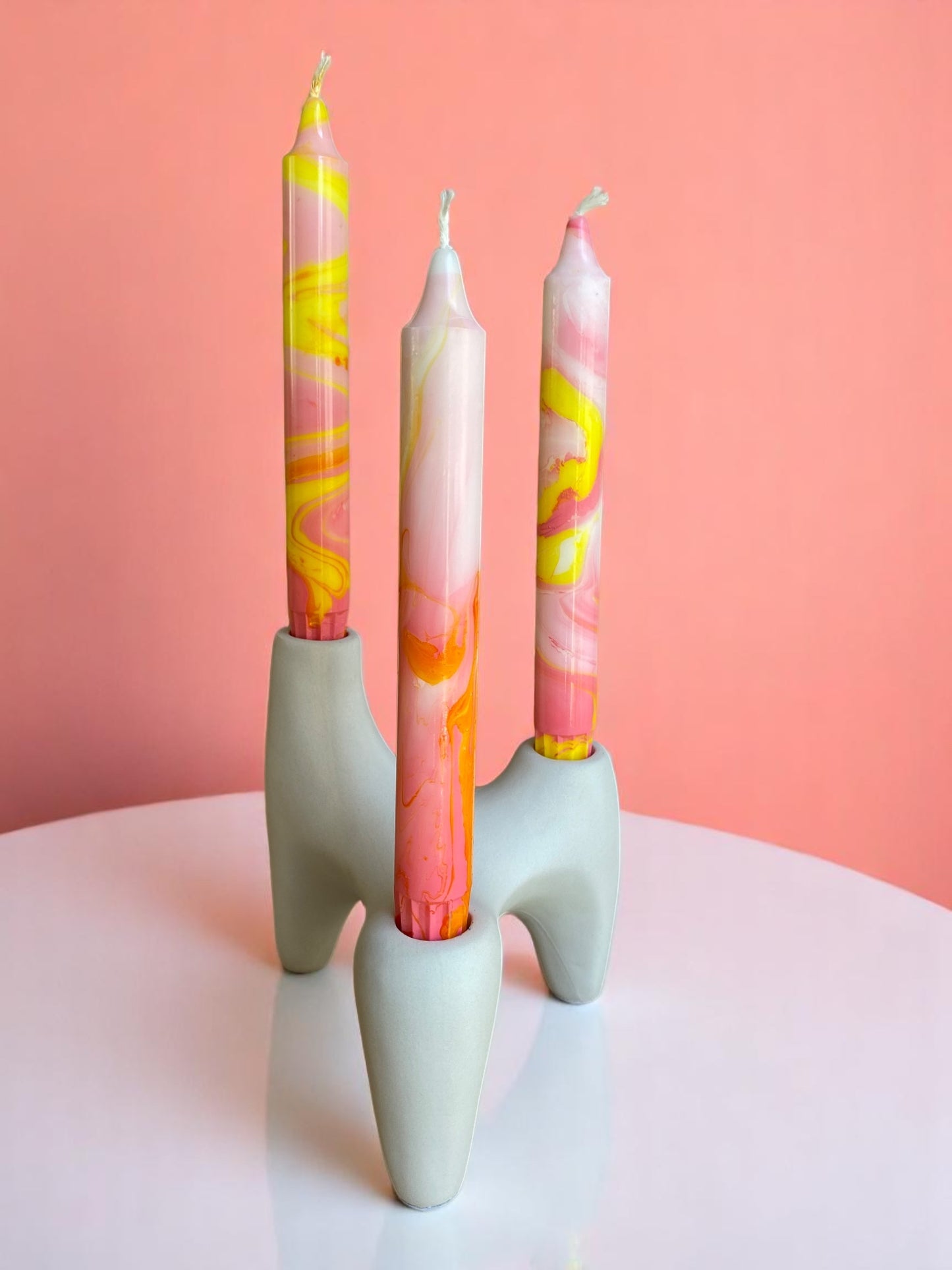 Marbled Light Collection | Candy Swirl Set | 2.3x20 cm