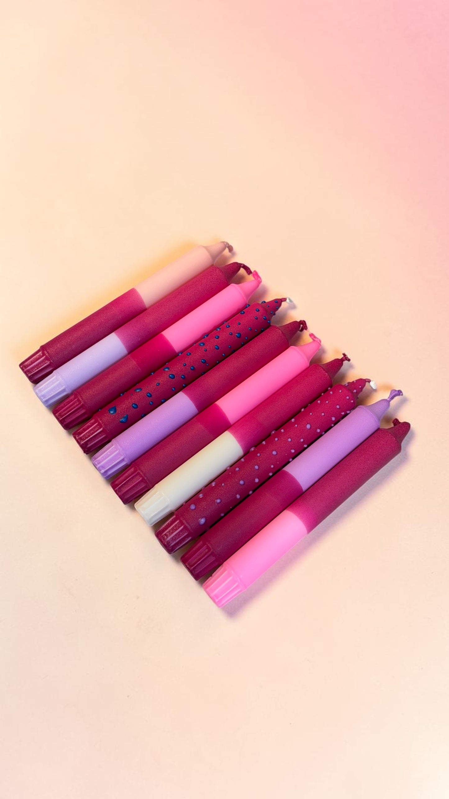 Joyful Glow Koleksiyonu | Magenta Tapper Candle