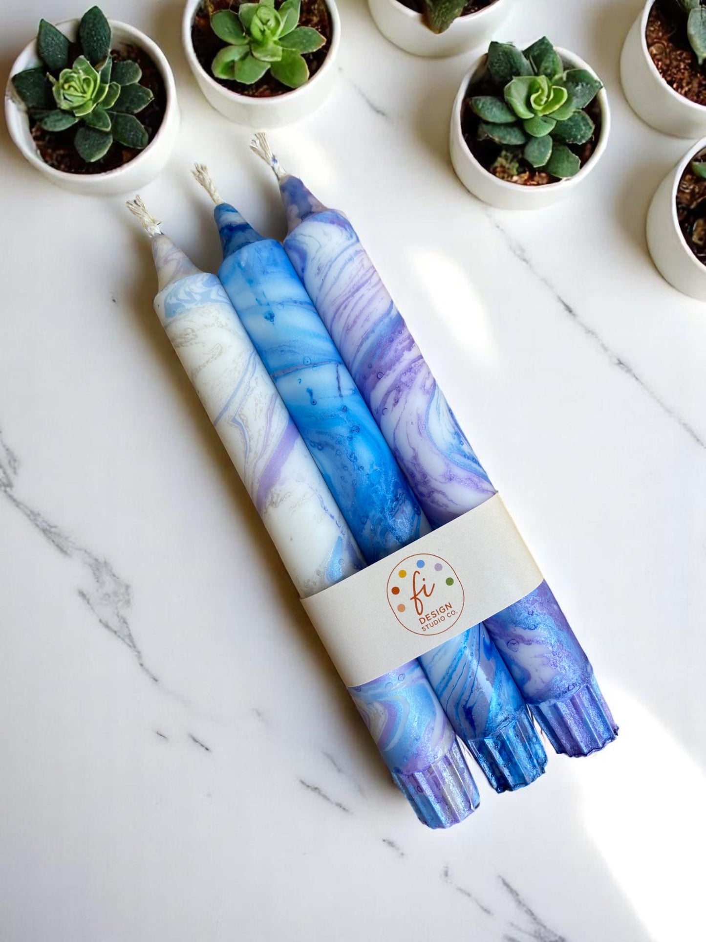 Marbled Light Collection | Velvet Dusk Set | 2.3x20 cm