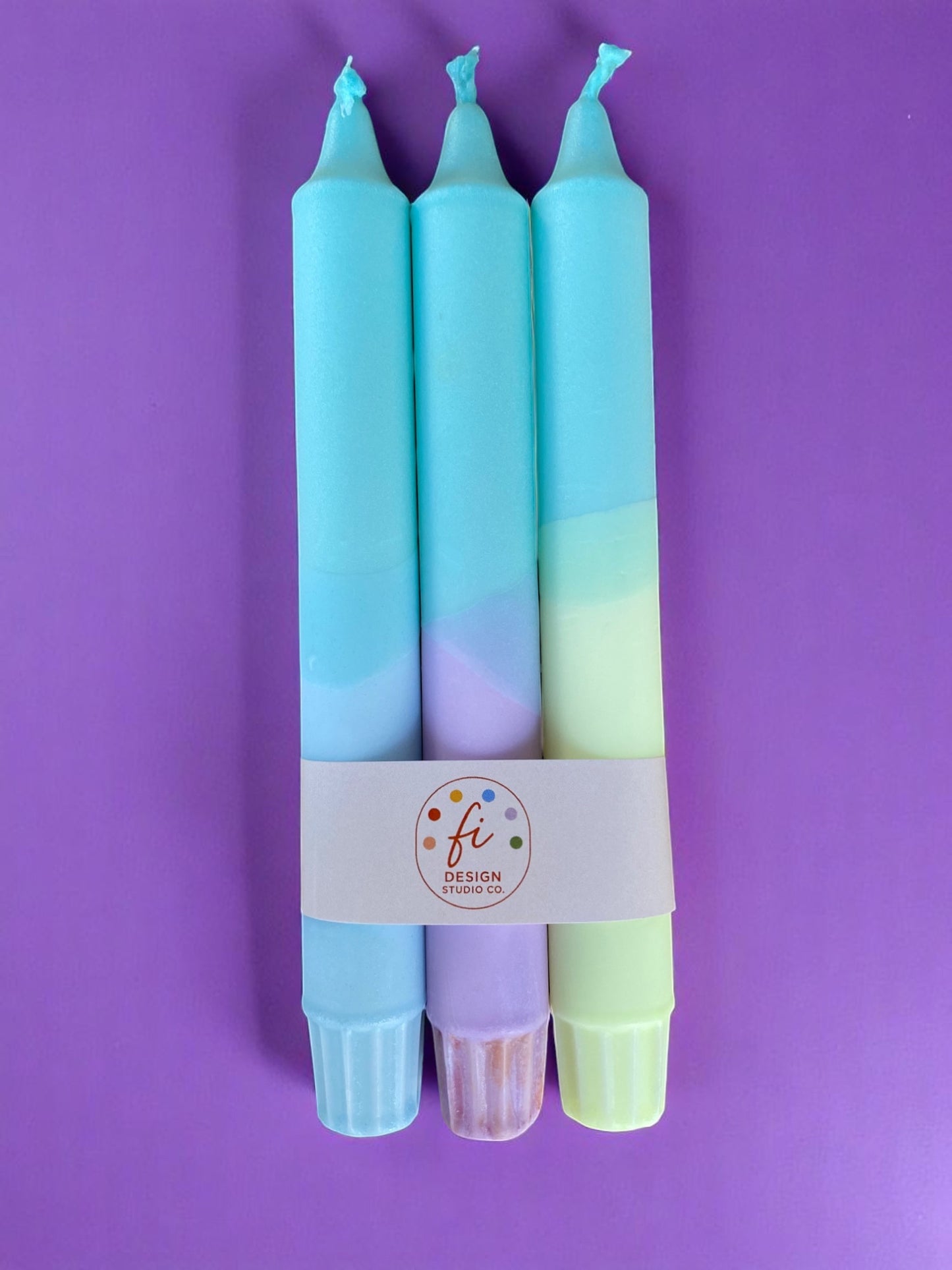 Joyful Glow Collection | Soft Bloom Candle Set | 2.3x20 cm