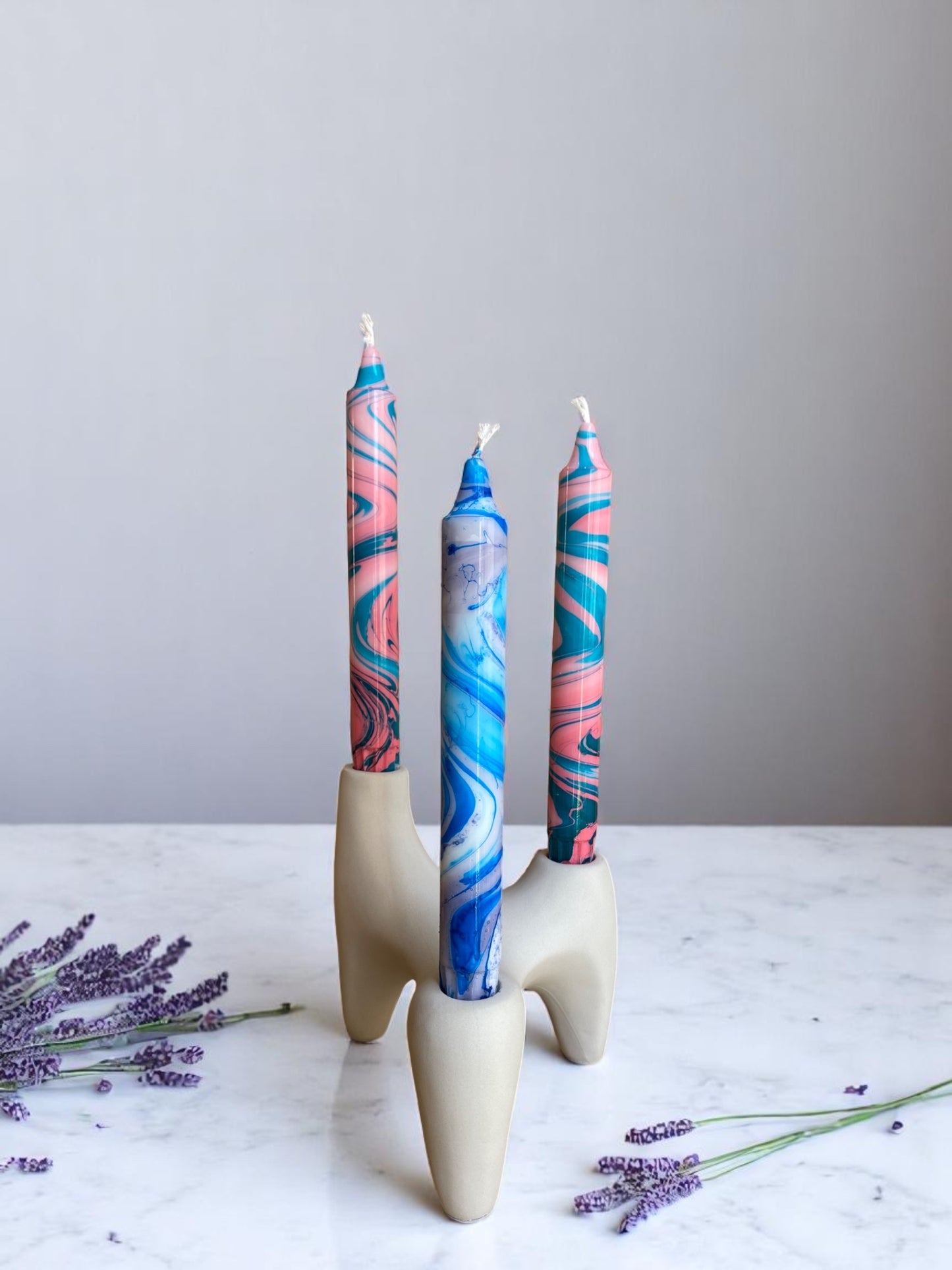 Marbled Light Collection | Blue Dream Set | 2.3x20 cm