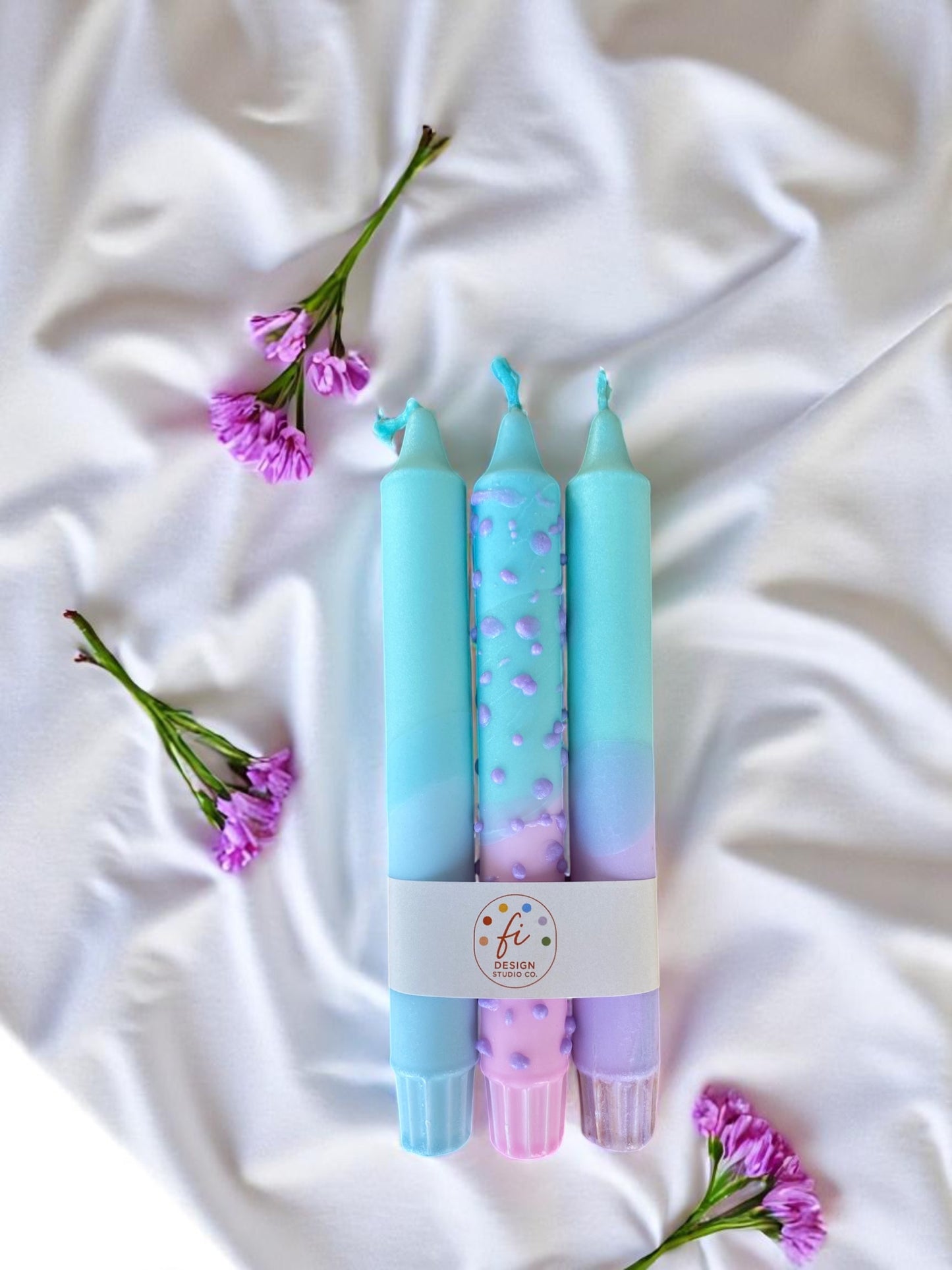 Joyful Glow Collection | Mellow Pop Candle Set | 2.3x20 cm