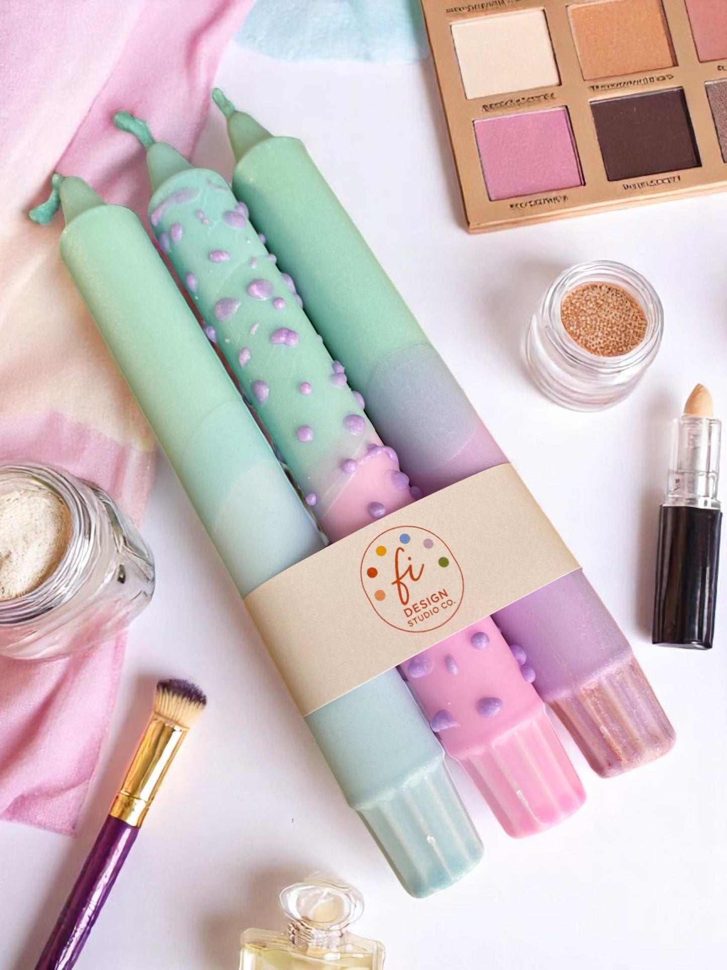 Joyful Glow Collection | Mellow Pop Candle Set | 2.3x20 cm