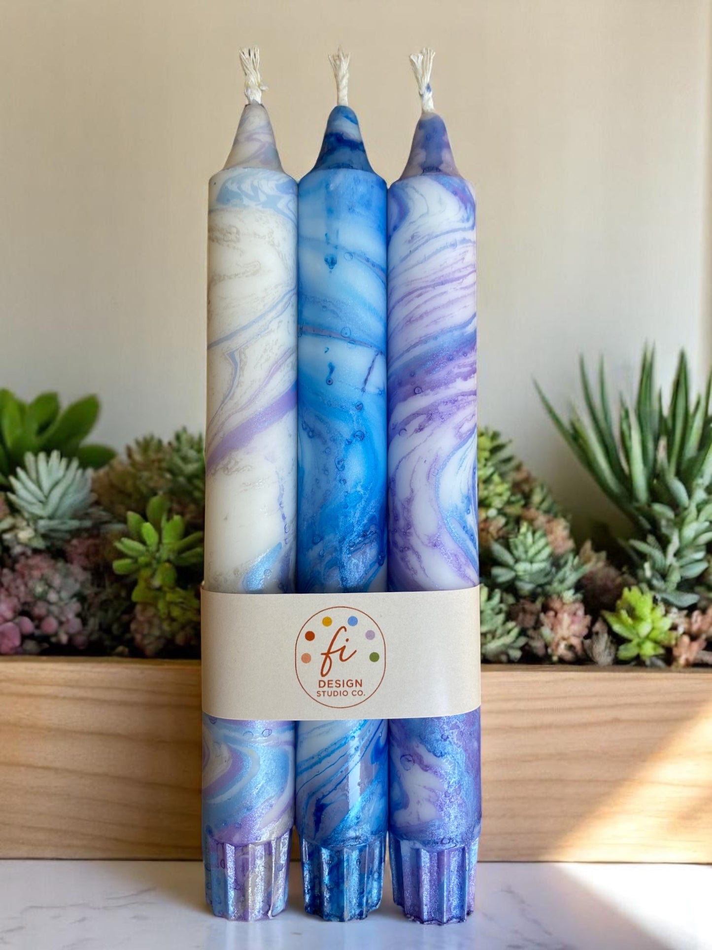 Marbled Light Collection | Velvet Dusk Set | 2.3x20 cm