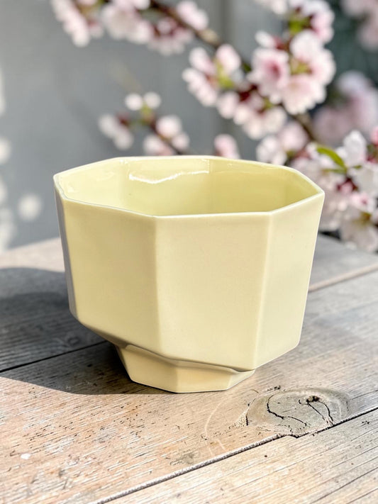 ALLURE El Yapımı Limoges Porselen Kahve Fincanı | Sarı
