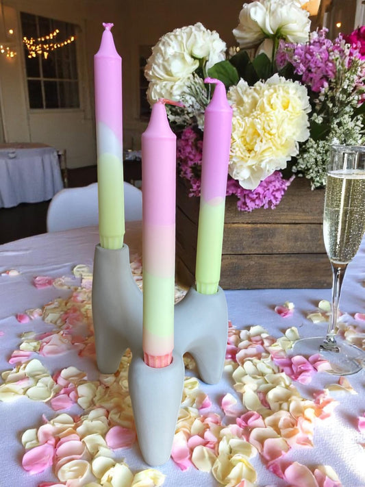 Joyful Glow Collection | Pastel Haze Candle Set | 2.3x20 cm
