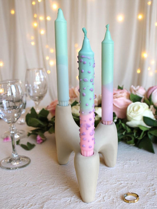 Joyful Glow Collection | Mellow Pop Candle Set | 2.3x20 cm