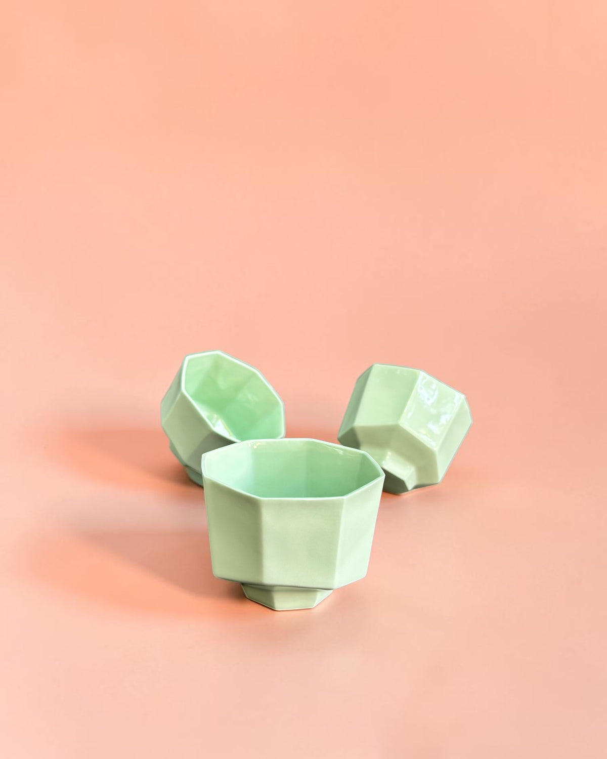 ALLURE El Yapımı Limoges Porselen Kahve Fincanı | Mint