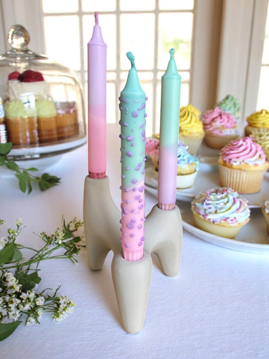 Joyful Glow Collection | Bubble Sorbet Candle Set | 2.3x20 cm
