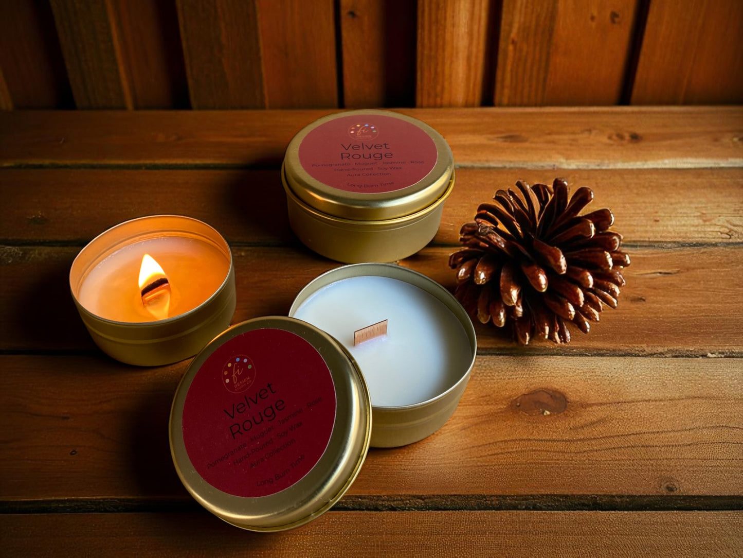 Joyful Glow Collection | Mellow Pop Candle Set | 2.3x20 cm