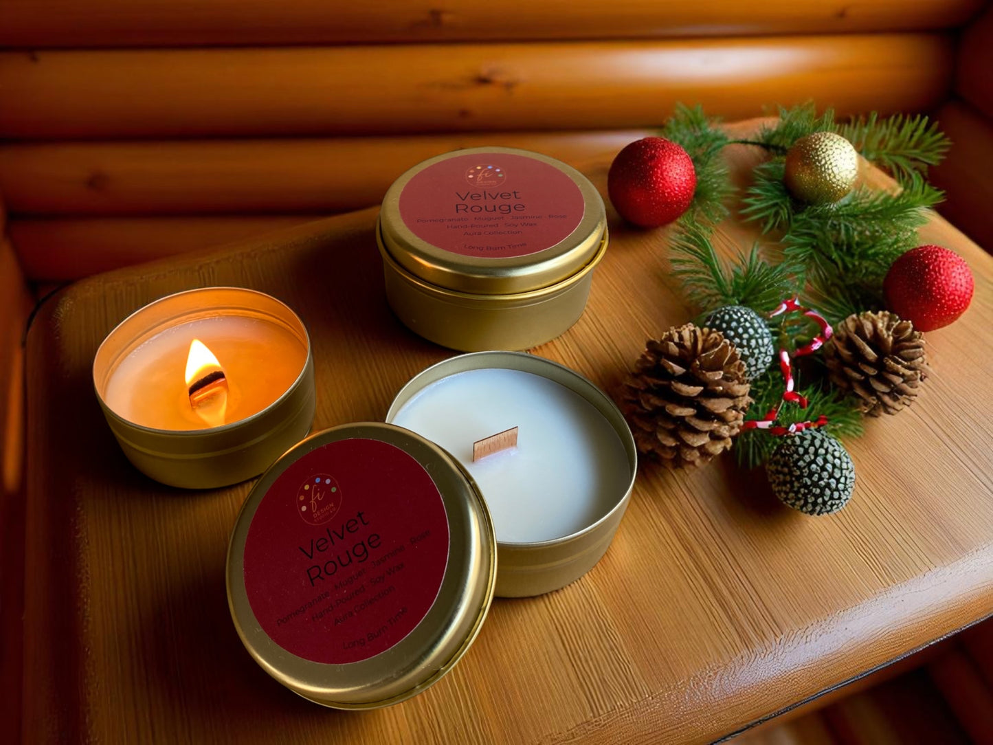 Joyful Glow Collection | Mellow Pop Candle Set | 2.3x20 cm