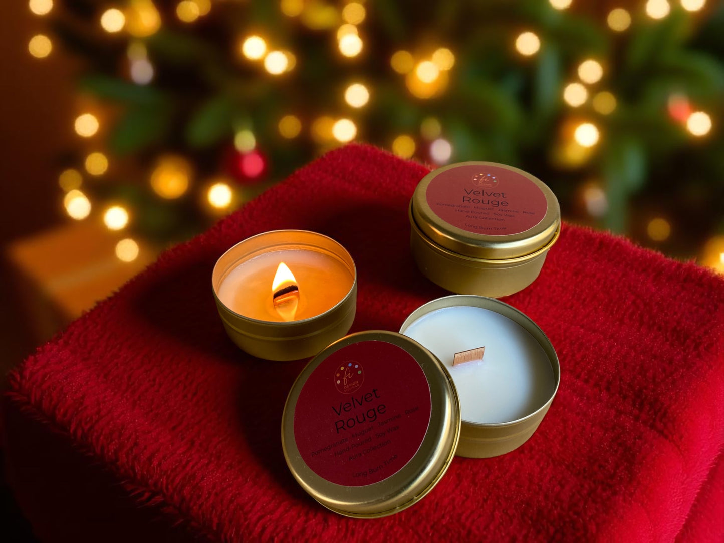 Joyful Glow Collection | Mellow Pop Candle Set | 2.3x20 cm