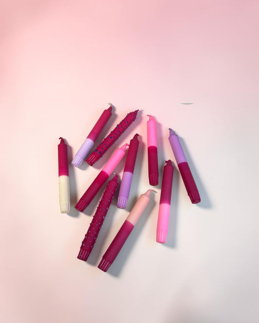 Joyful Glow Koleksiyonu | Magenta Tapper Candle