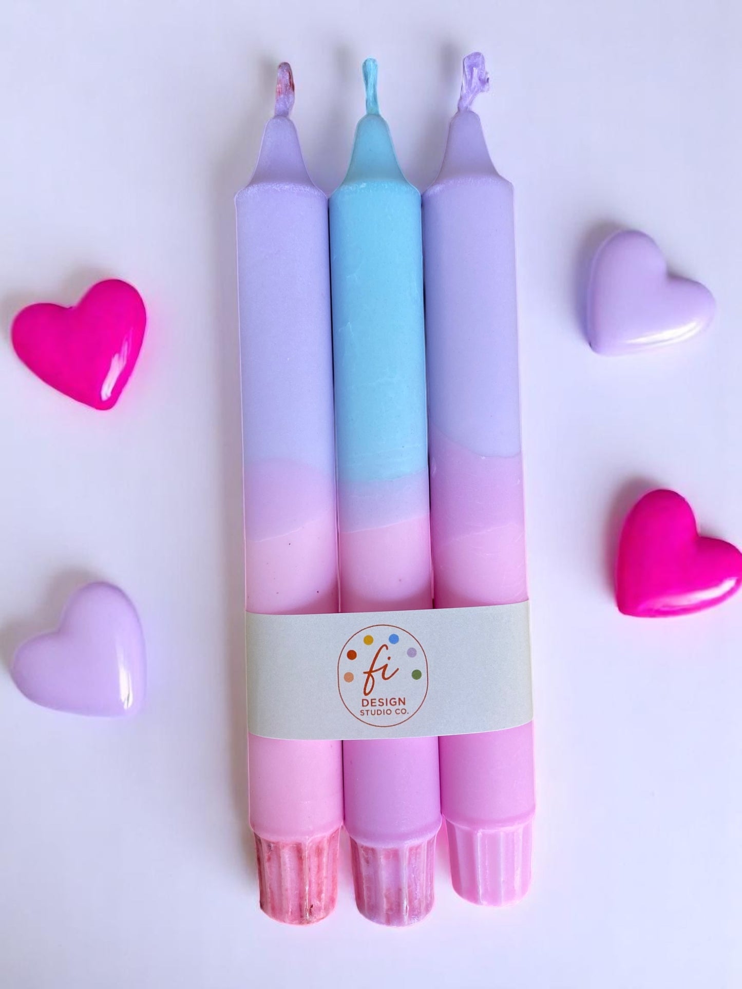 Joyful Glow Collection | Sugar Cloud Candle Set | 2.3x20 cm