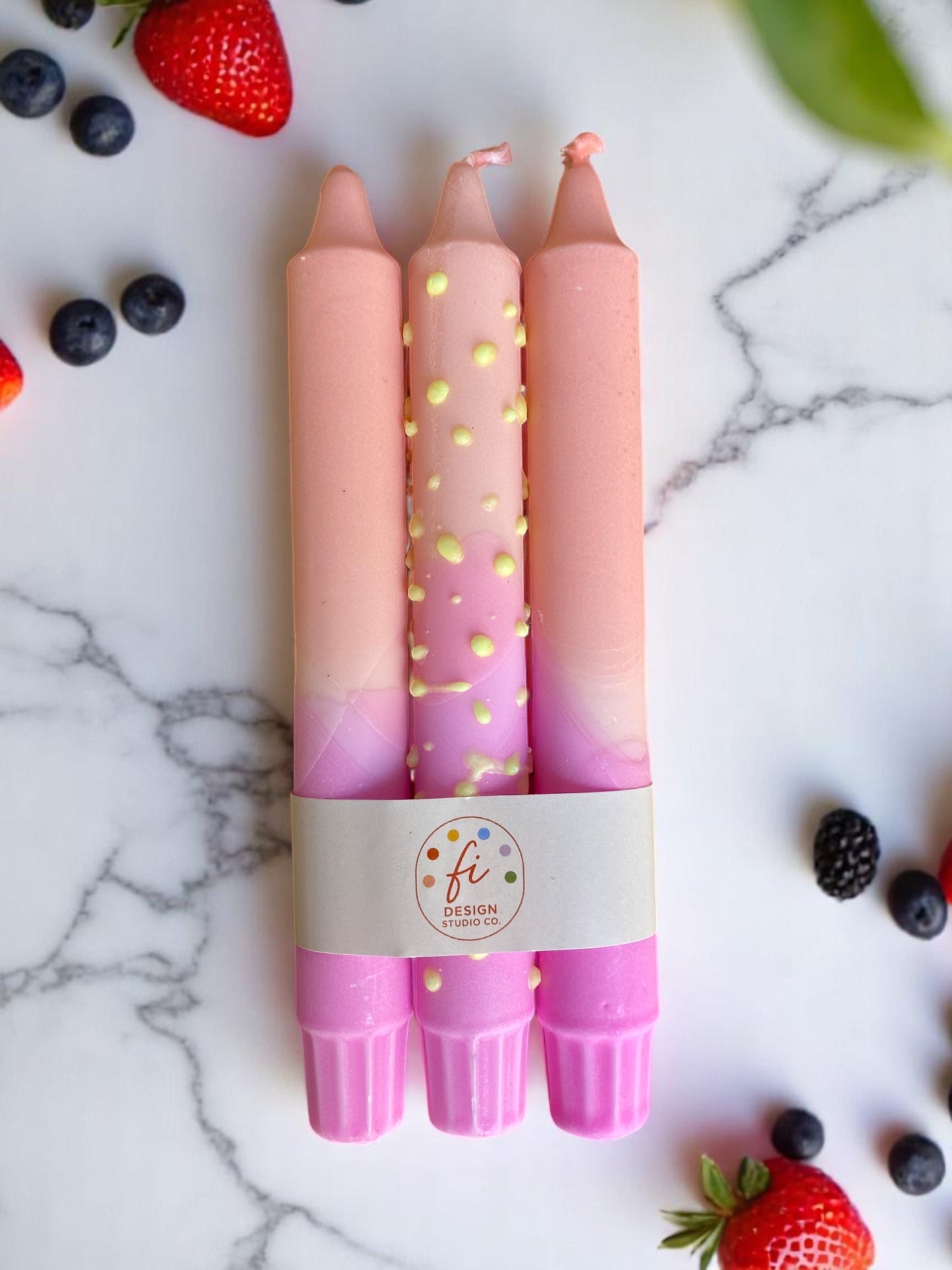 Joyful Glow Collection | Pastel Poem Candle Set | 2.3x20 cm