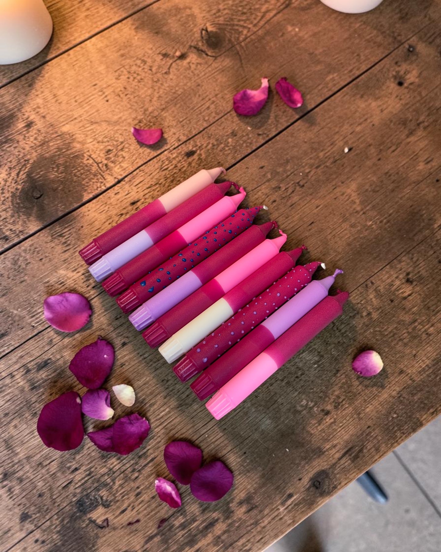 Joyful Glow Koleksiyonu | Magenta Tapper Candle