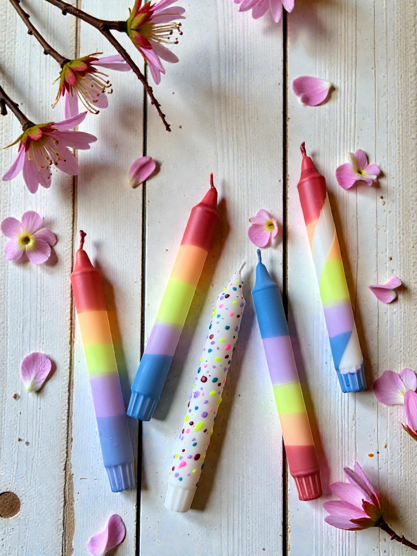Joyful Glow Koleksiyonu | Rainbow Tapper Candle