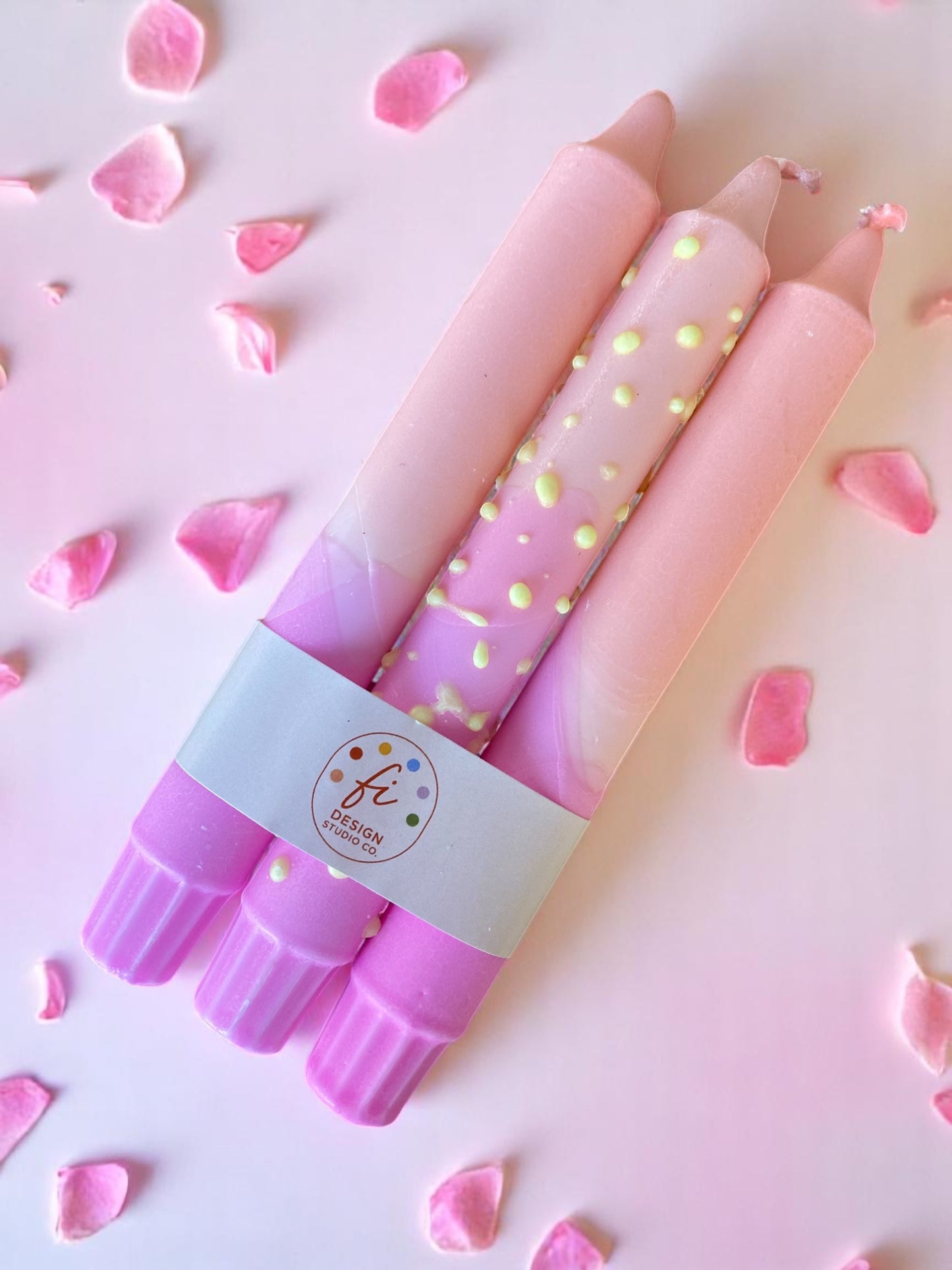 Joyful Glow Collection | Pastel Poem Candle Set | 2.3x20 cm