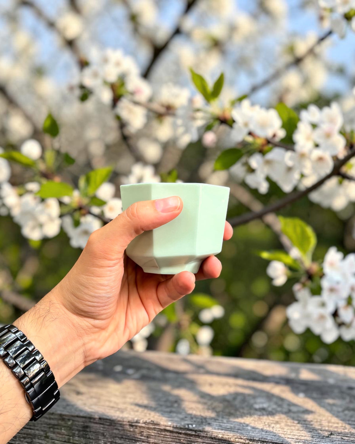 ALLURE El Yapımı Limoges Porselen Kahve Fincanı | Mint