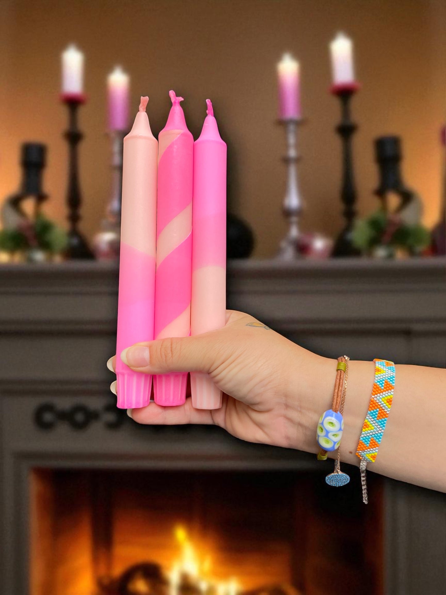 Joyful Glow Koleksiyonu | Pearl Blush Tapper Candle |