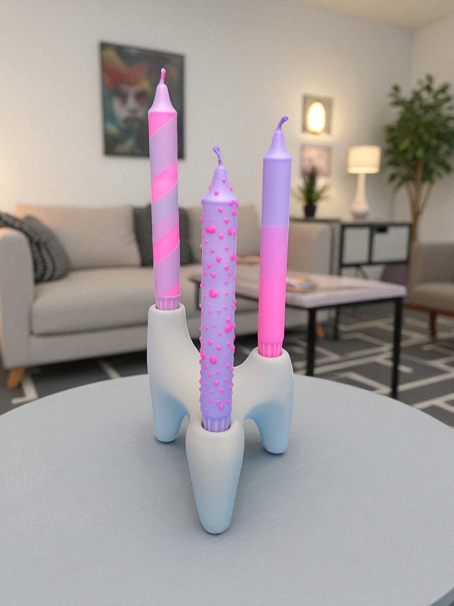 Joyful Glow Koleksiyonu | Pink Panther Tapper Candle |