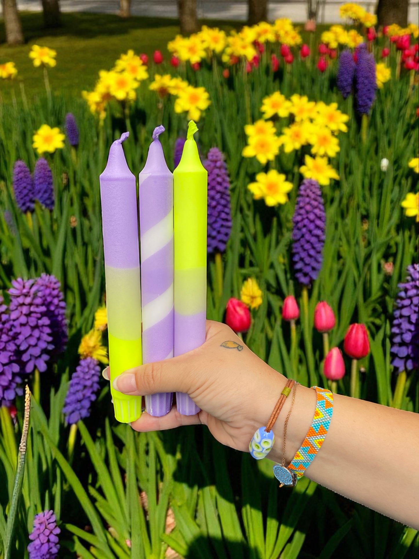 Joyful Glow Koleksiyonu | Lemon Sky Tapper Candle |